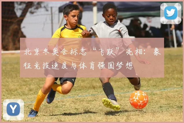 北京冬奥会标志“飞跃”亮相:象征竞技速度与体育强国梦想